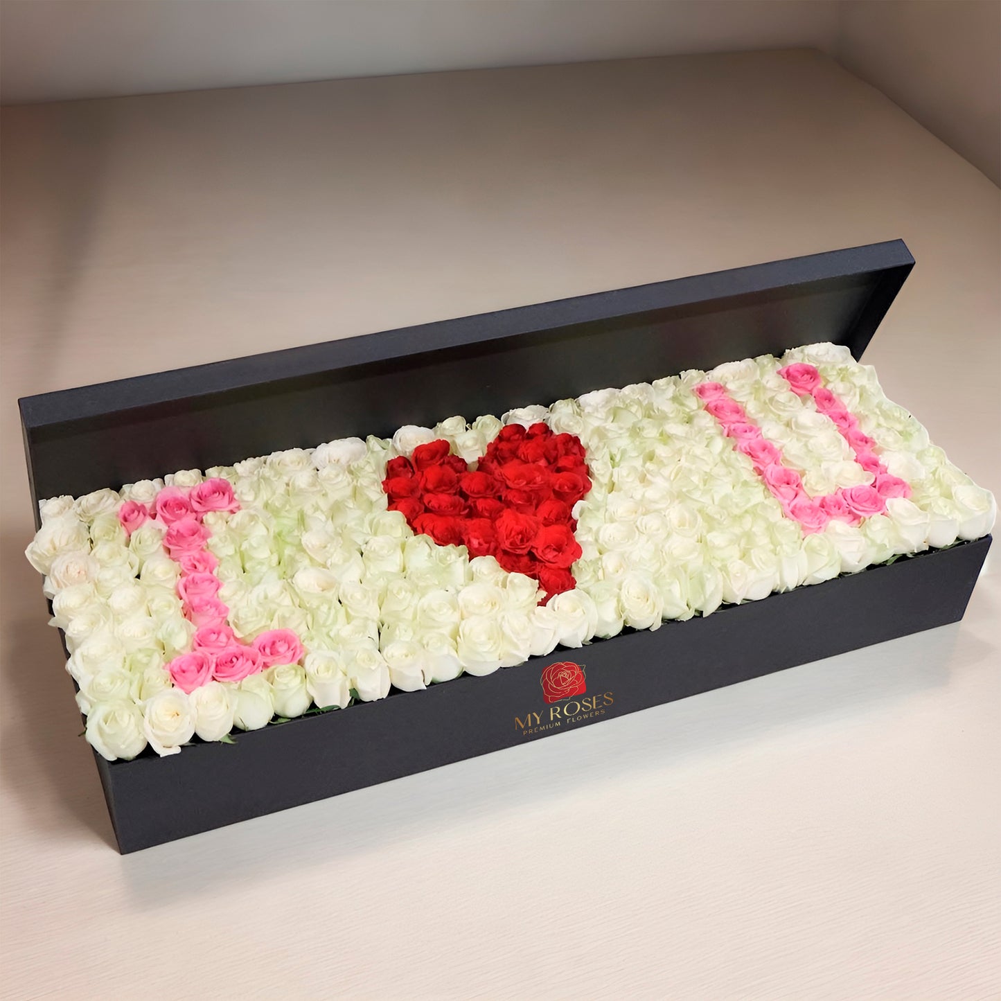 Roses in Rectangular Box